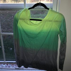 Ombré long sleeve top